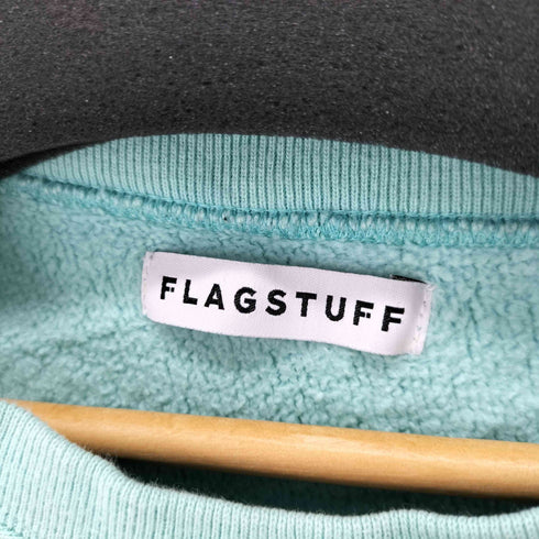 フラッグスタフ F-LAGSTUF-F フロント刺繍クルーネックスウェット メンズ JPN:XL