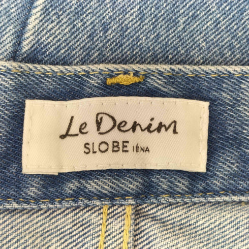 スローブイエナ SLOBE IENA クラッシュデニムワイドパンツ レディース 38