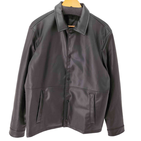 ザラ ZARA フェイクレザージャケット メンズ 42