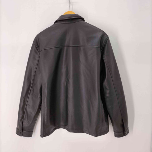 ザラ ZARA フェイクレザージャケット メンズ 42