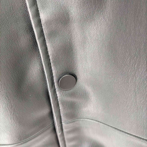 ザラ ZARA フェイクレザージャケット メンズ 42