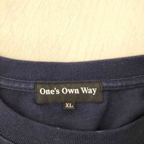 one's own way クルーネックTシャツ メンズ JPN:XL