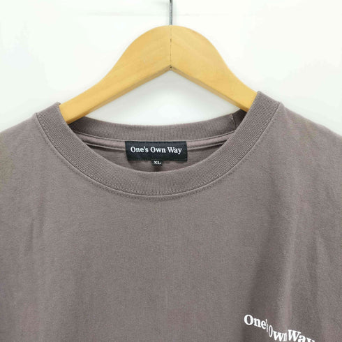 one's own way クルーネックTシャツ メンズ JPN:XL