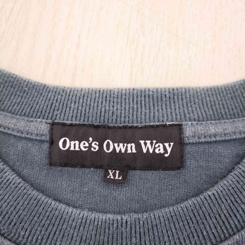 one's own way クルーネックTシャツ メンズ JPN:XL