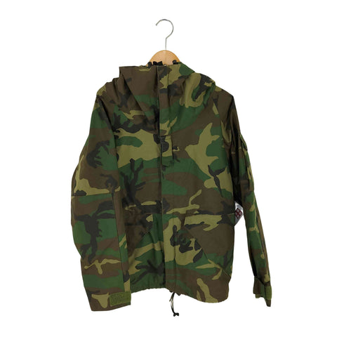 ユーエスネイビー U.S.NAVY 80s 88年会計 アルファ社製 COLD WEATHER PARKA カモフラ マウンテンパーカー メンズ SMALL SHORT