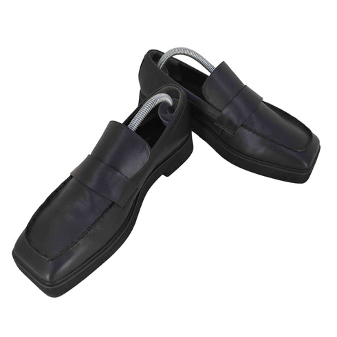 ブラックバイマウジー BLACK by moussy square toe loafer スクエアトゥローファー レディース 39