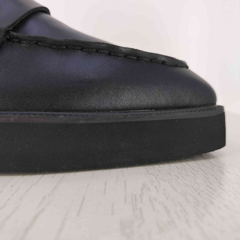 ブラックバイマウジー BLACK by moussy square toe loafer スクエアトゥローファー レディース 39