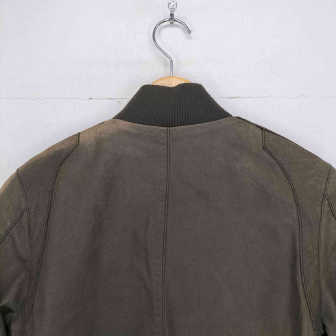 DEMAGOGUE 脱色加工レザージップブルゾン メンズ JPN:S