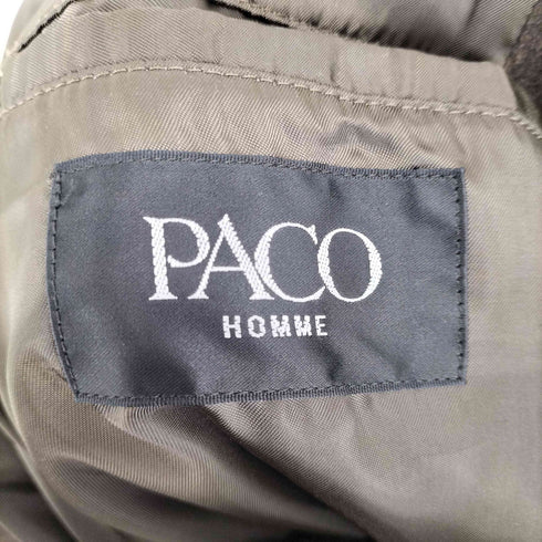 PACO HOMME CASHMERE&WOOL ダブルチェスターコート メンズ 180