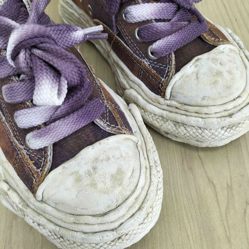 メゾンミハラヤスヒロ Maison MIHARA YASUHIRO 24AW PETERSON23 OG Sole Washed Denim Low-top Sneaker レディース JPN:38
