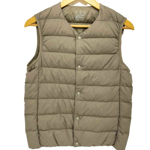 ムジルシリョウヒン 無印良品 23AW 軽量ダウンノーカラーベスト(帯電防止裏地) メンズ JPN:S