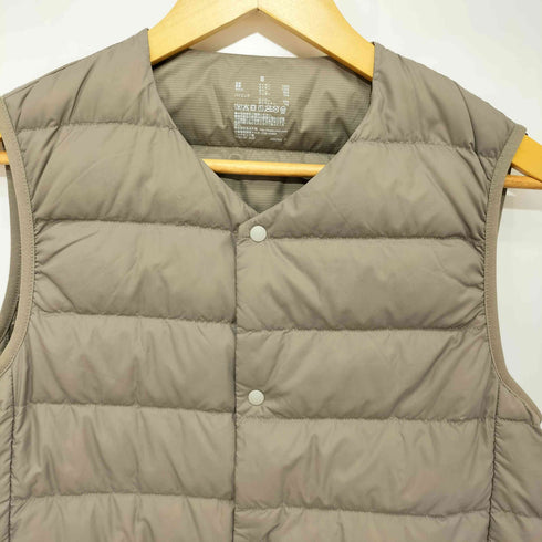 ムジルシリョウヒン 無印良品 23AW 軽量ダウンノーカラーベスト(帯電防止裏地) メンズ JPN:S