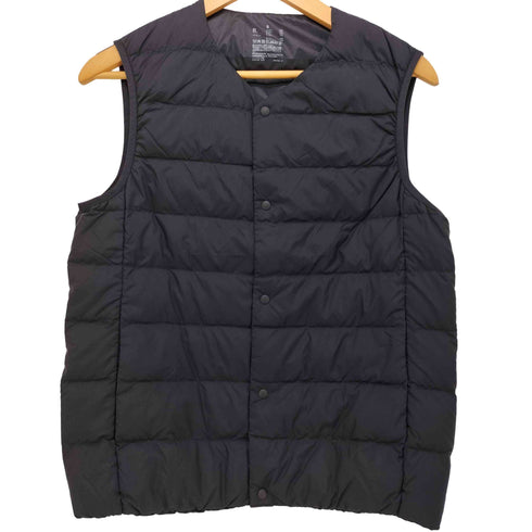 ムジルシリョウヒン 無印良品 23AW 軽量ダウンノーカラーベスト(帯電防止裏地) メンズ JPN:S