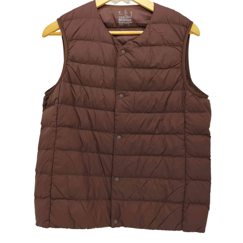 ムジルシリョウヒン 無印良品 23AW 軽量ダウンノーカラーベスト(帯電防止裏地) メンズ JPN:M