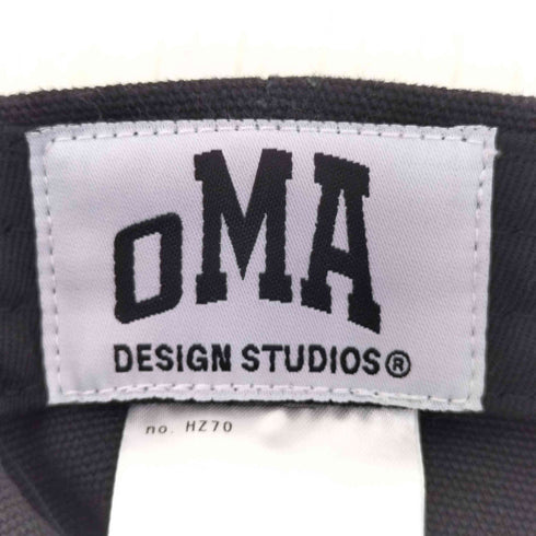 OMA DESIGN STUDIOS OMA NY HATS NY ロゴ刺繍 6パネルキャップ メンズ