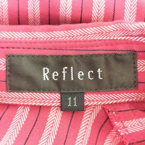 リフレクト Reflect ストライプシャツワンピース レディース 11号
