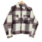 ザラ ZARA パープルチェックジャケット レディース import:S