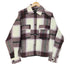 ザラ ZARA パープルチェックジャケット レディース import:S