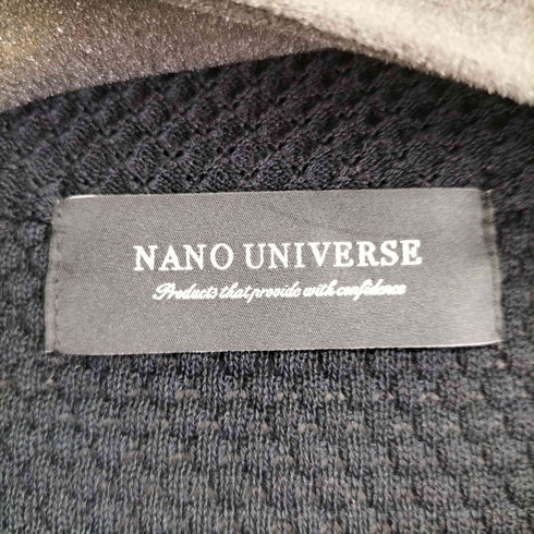 ナノユニバース NANO universe ポップコーン編みニットジャケット メンズ JPN:M
