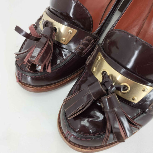 マークバイマークジェイコブス Marc by Marc Jacobs ハイヒール タッセルローファー レディース EUR:37