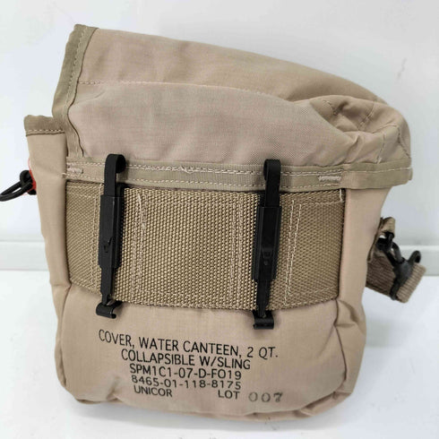 ユーエスアーミー U.S. ARMY 00S 07年会計 COVER WATER CANTEEN 2 QT COLLAPSIBLE W/SLING 2QT ウォーターキャンティーンカバー ショルダーバッグ メンズ