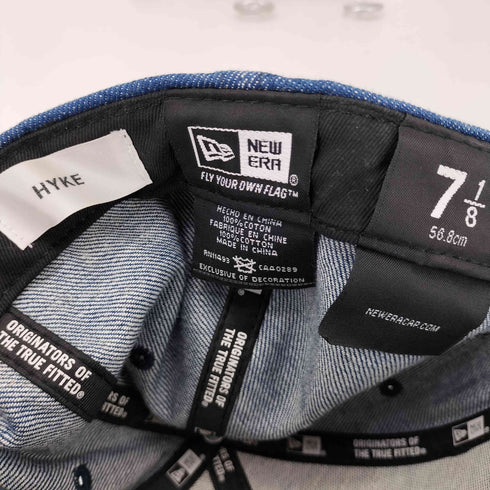 ハイク HYKE 別注 6パネル デニムキャップ レディース 56.8cm