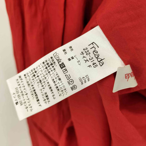 フリーダ Freada 23SS インドコットン ビスコース キャミワンピース レディース FREE