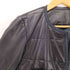 MAJE SHANNON ラムレザーキルトノーカラージャケット レディース EUR:38