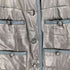MAJE SHANNON ラムレザーキルトノーカラージャケット レディース EUR:38