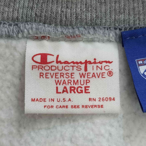 チャンピオン Champion 赤単タグ復刻 USA製 REVERSE WEAVE リバースウィーブ カレッジロゴ PENN ペンシルベニア大学 クルーネックスウェット レディース import:L
