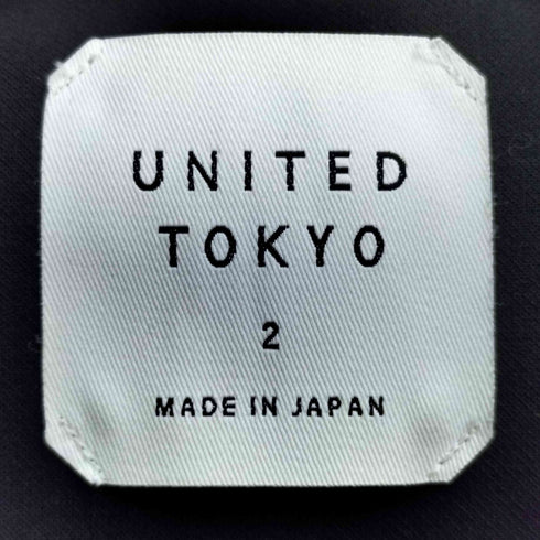 ユナイテッドトウキョウ UNITED TOKYO Vネックノーカラーコート レディース JPN:2