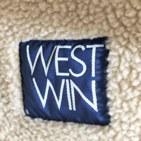 WEST WIN ウッドボタン 裏ボア フェイクスエードジャケット メンズ JPN:M
