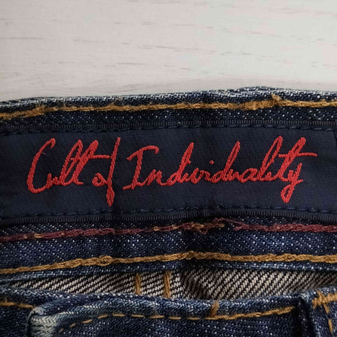 CULT OF INDIVIDUALITY REBEL STRAIGHT ダメージ リペア加工 デニムパンツ メンズ 30