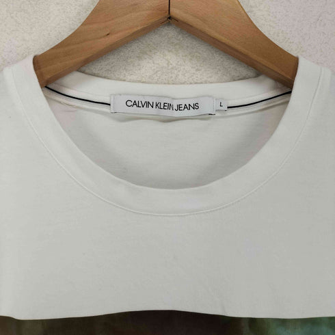 カルバンクラインジーンズ Calvin Klein Jeans ロゴプリントTシャツ レディース import:L