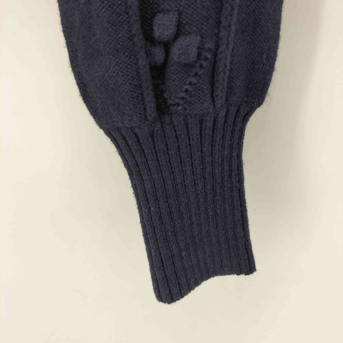 マメクロゴウチ Mame Kurogouchi 22AW Bubble Pattern Cropped Knitted Cardigan レディース JPN:2