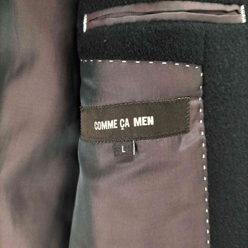 コムサイズム COMME CA ISM アンゴラ混比翼ロングコート メンズ JPN:L