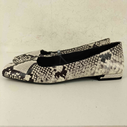 ザラ ZARA Animal Print Leather Ballerinas レディース EUR:38