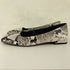 ザラ ZARA Animal Print Leather Ballerinas レディース EUR:38