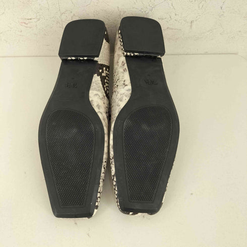 ザラ ZARA Animal Print Leather Ballerinas レディース EUR:38