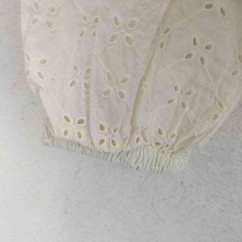 サマンサモスモス samansa Mos2 オーバーレース刺繍ブラウス レディース FREE