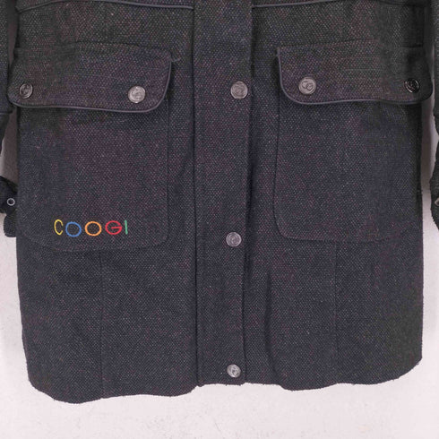 クージー COOGI ポケット刺繍フーディーコート レディース JPN:L