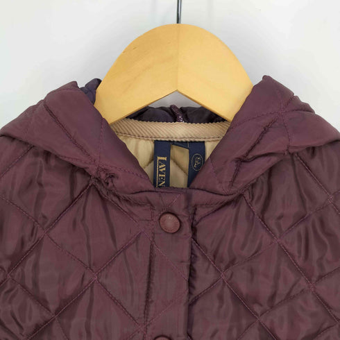 ラベンハム LAVENHAM 英国製 スナップボタン フーデッド キルティングコート レディース 36