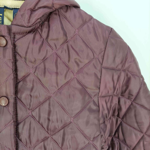 ラベンハム LAVENHAM 英国製 スナップボタン フーデッド キルティングコート レディース 36