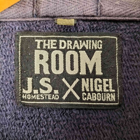 ナイジェルケーボン NIGEL CABOURN THE DRAWING ROOM ジップアップフーディー メンズ 46