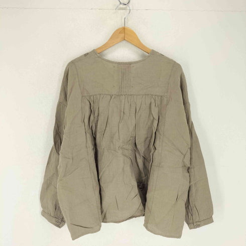 サマンサモスモス samansa Mos2 35th【Slowlinen】スカーフ刺繍ブラウス レディース FREE