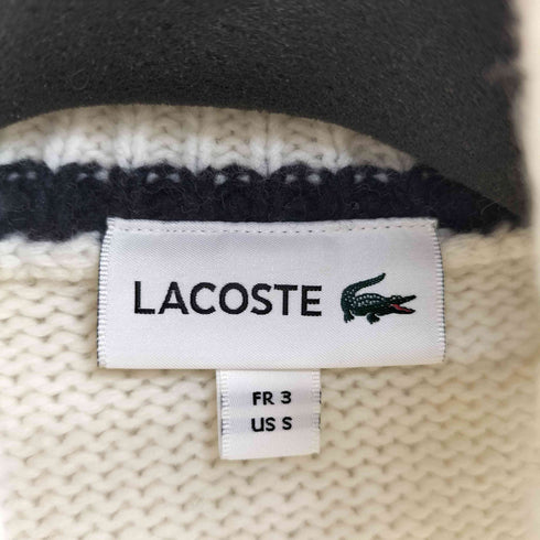 ラコステ LACOSTE クレイジーニッティングハイネックジップカーディガン メンズ S