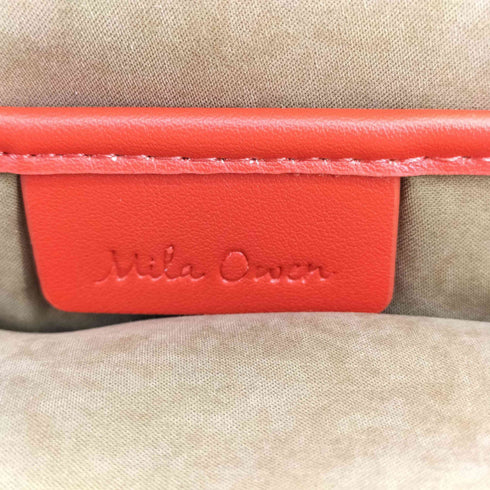 ミラオーウェン Mila Owen 24AW キャンバスショルダー付きボストンバッグ レディース