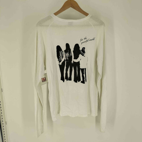 ティーエムティービッグホリデー TMT Bigholiday for the peaceful world バック プリント ロゴ クルーネック Tシャツ カットソー メンズ import:L