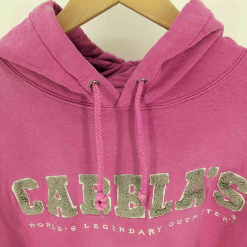 カベラス Cabela's ボア 刺繍 ロゴ コットン ポリ プルオーバー パーカー メンズ import:XL