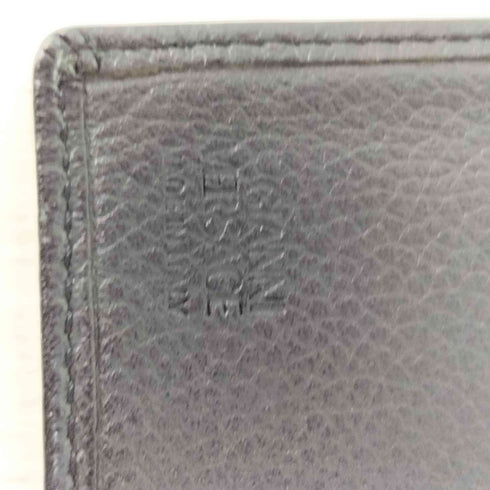 ジャンニヴェルサーチ GIANNI VERSACE エンボスロゴシボ革レザーウォレット 2つ折り財布 レディース
